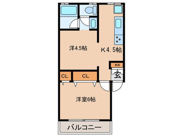 コーポニッコウの物件間取画像